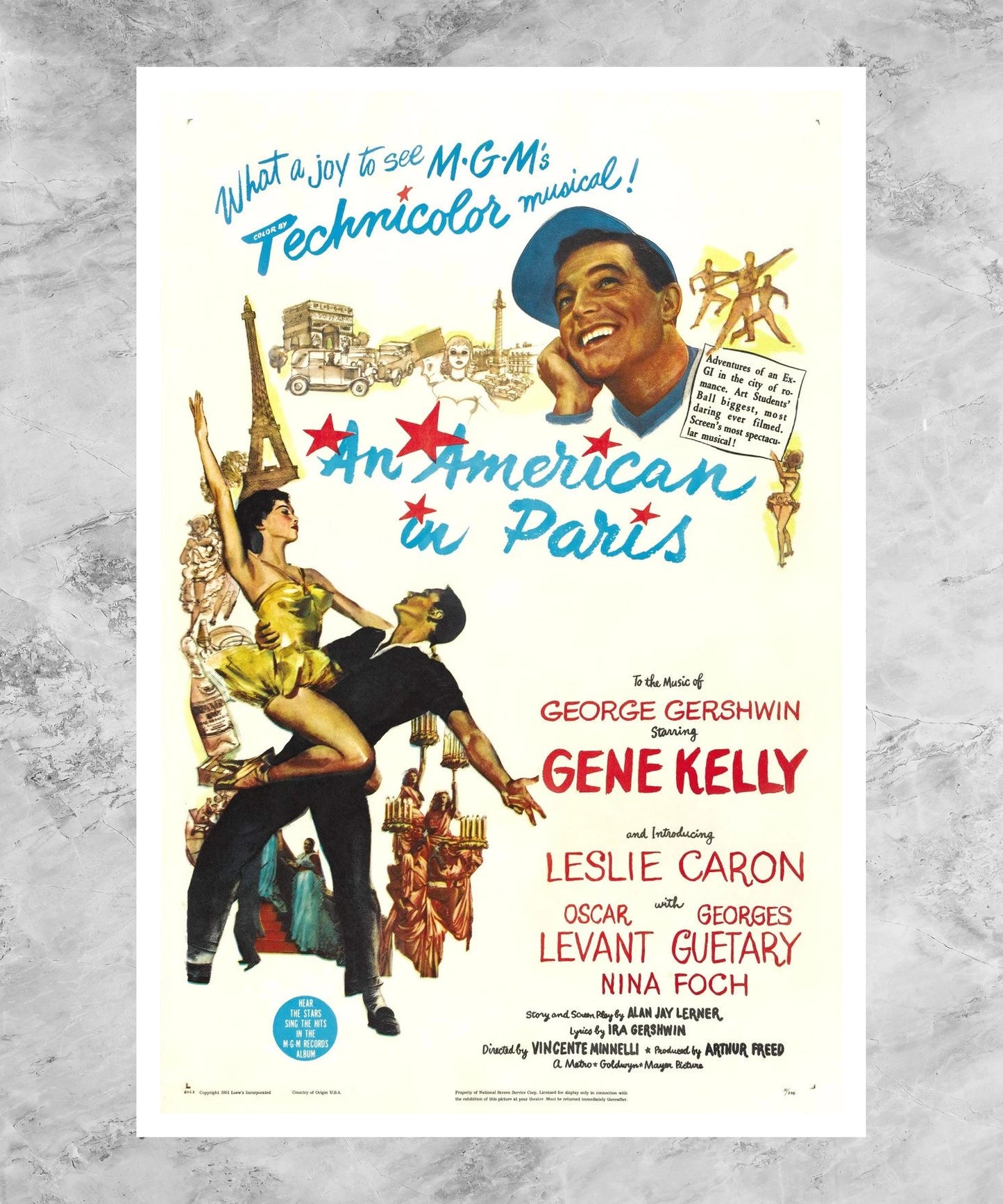 An American in Paris Poster