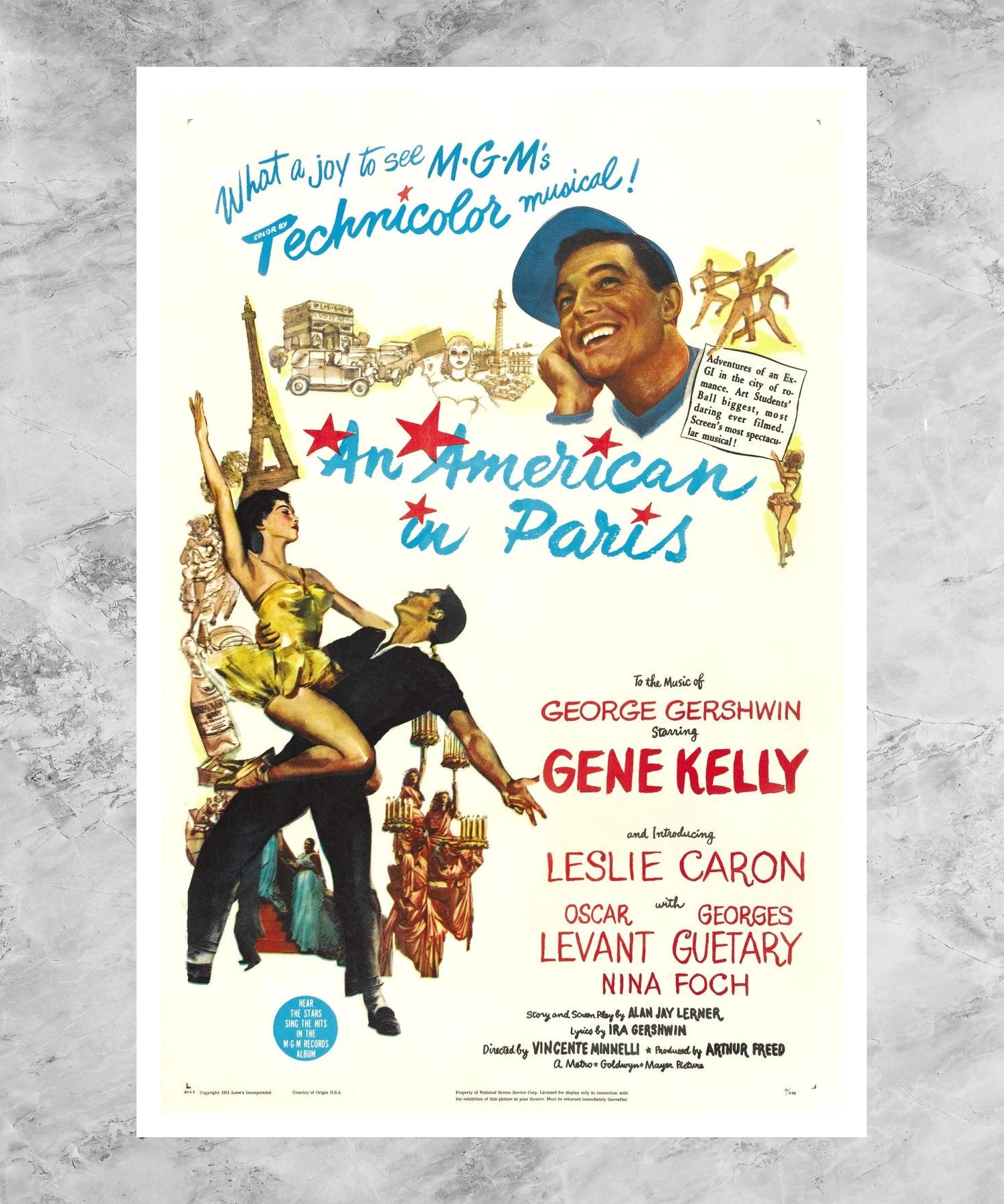 An American in Paris Poster