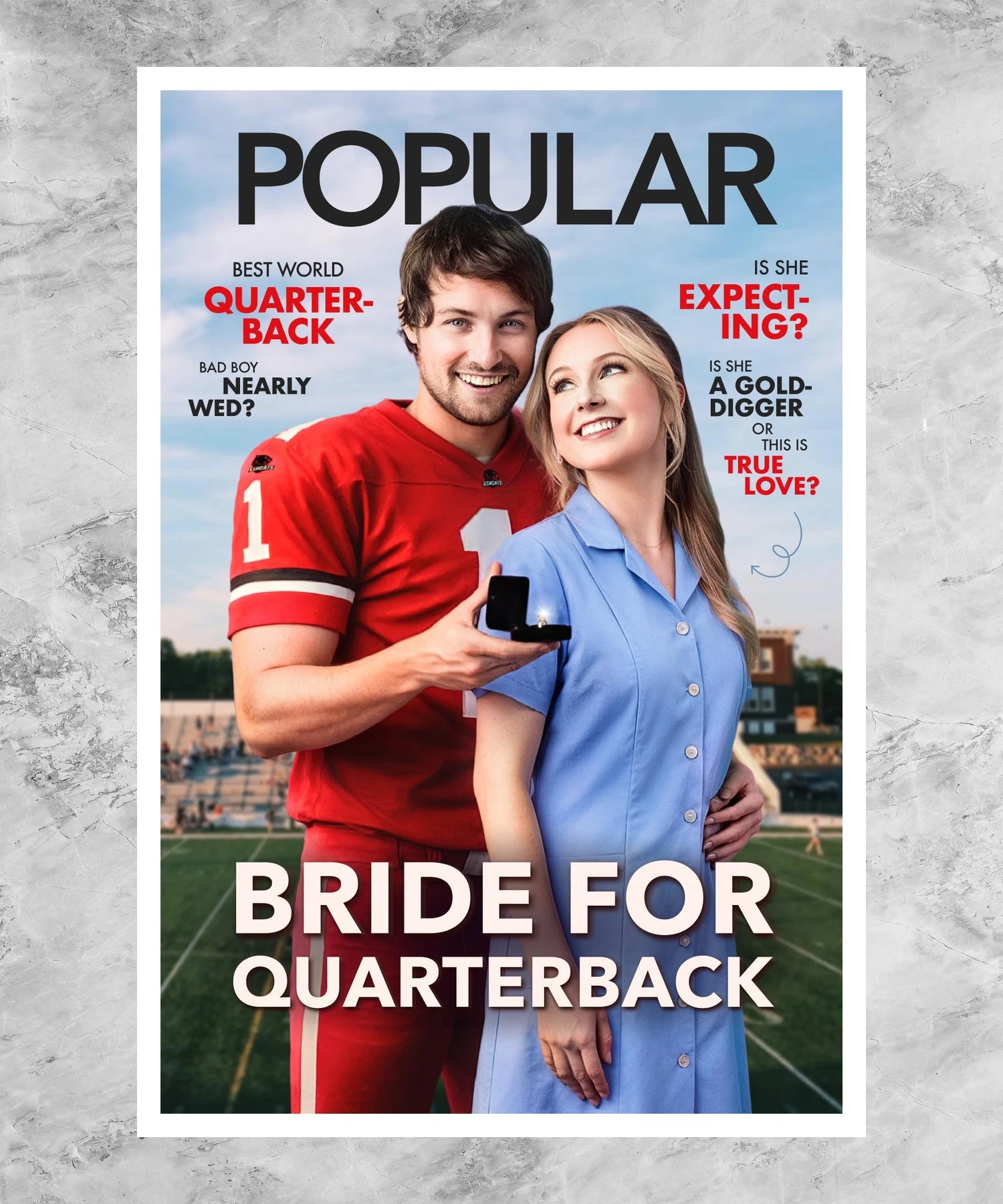 Bride for the Quarterback Poster