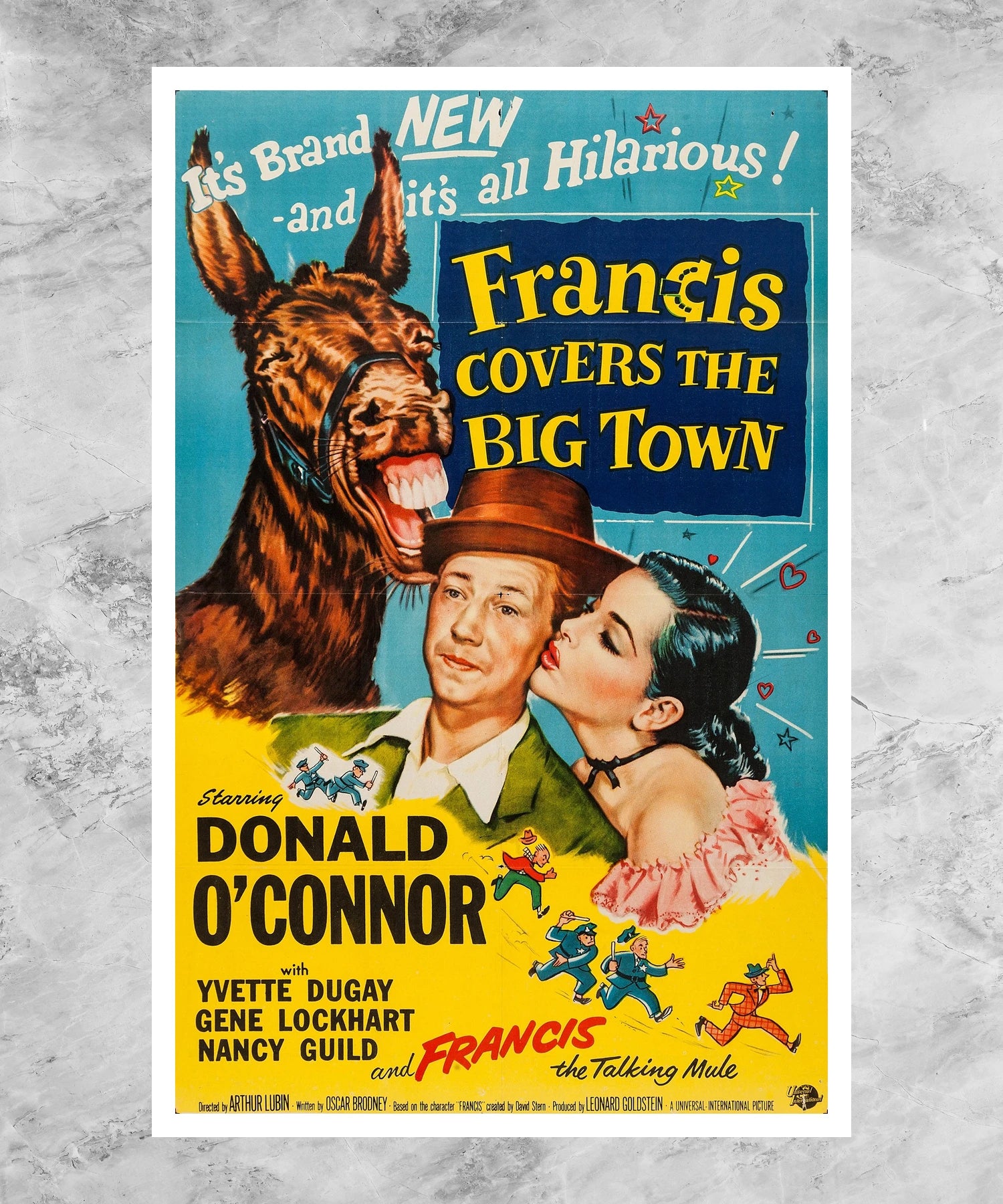 Francis Covers the Big Town Poster