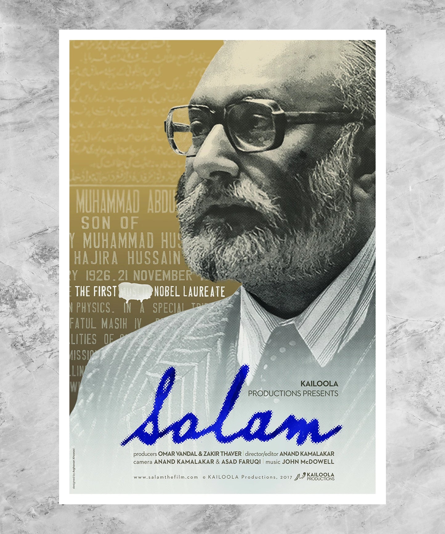 Salam - The First ****** Nobel Laureate Poster