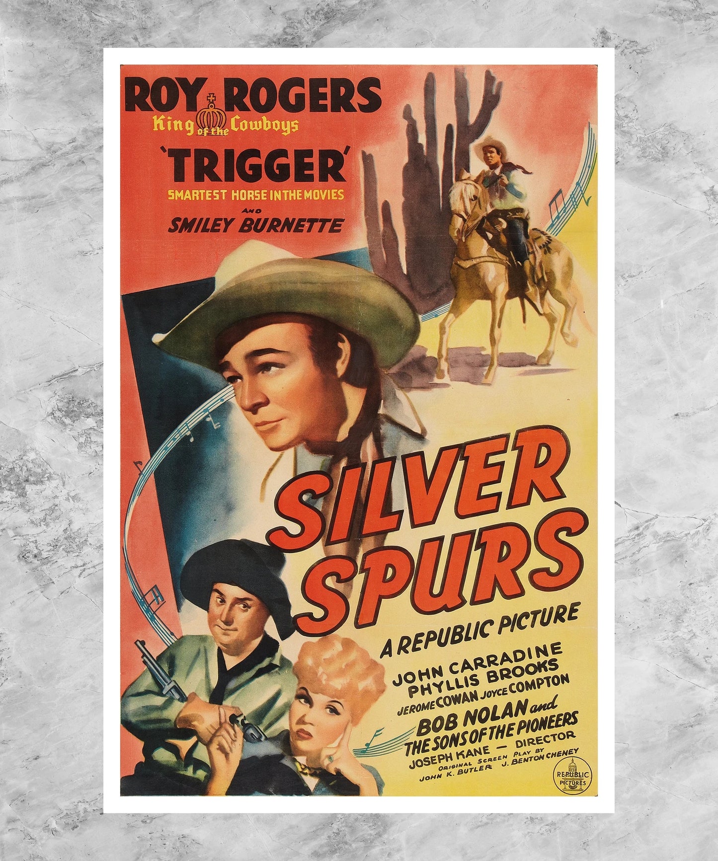 Silver Spurs Poster