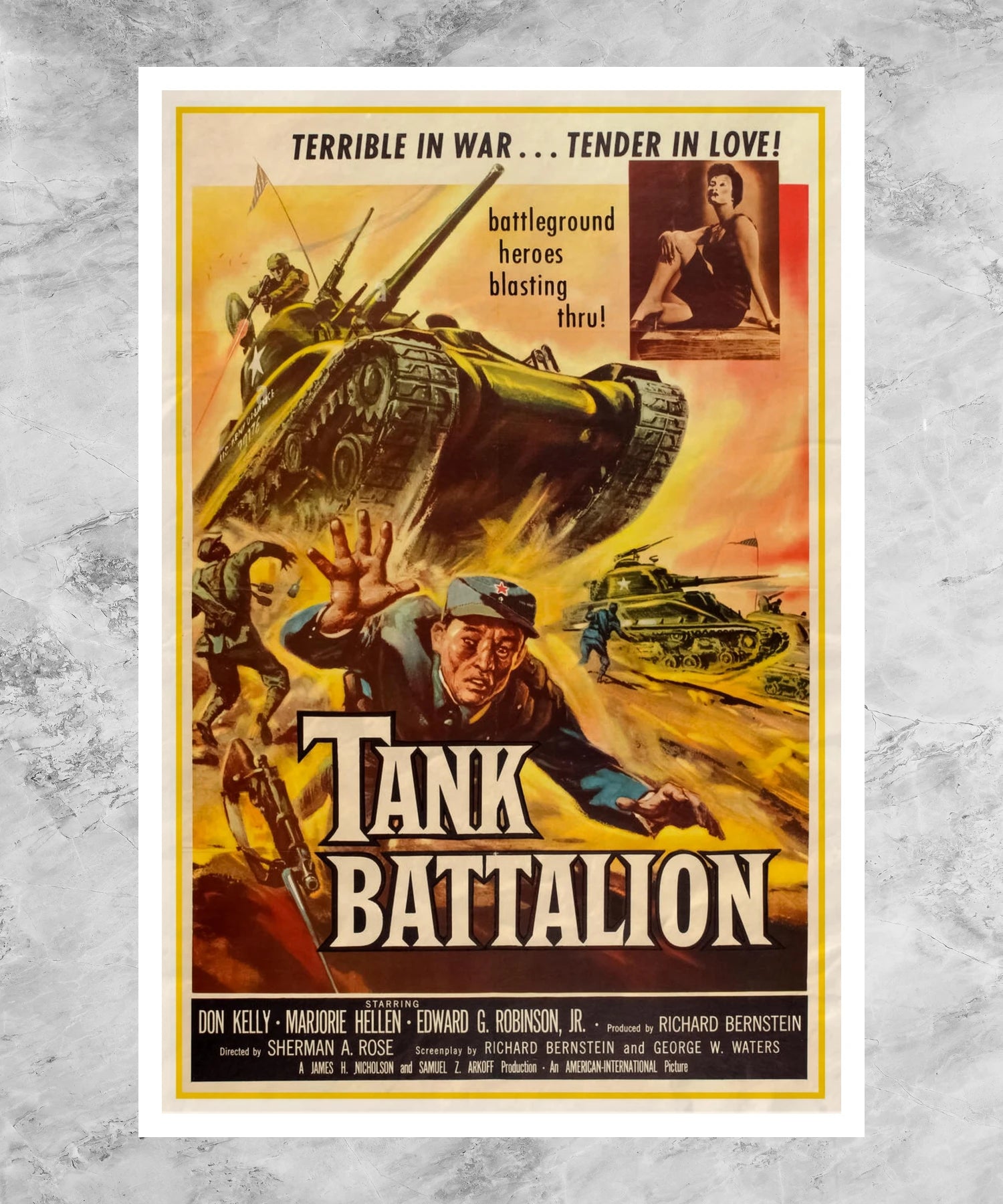 Tank Battalion Poster