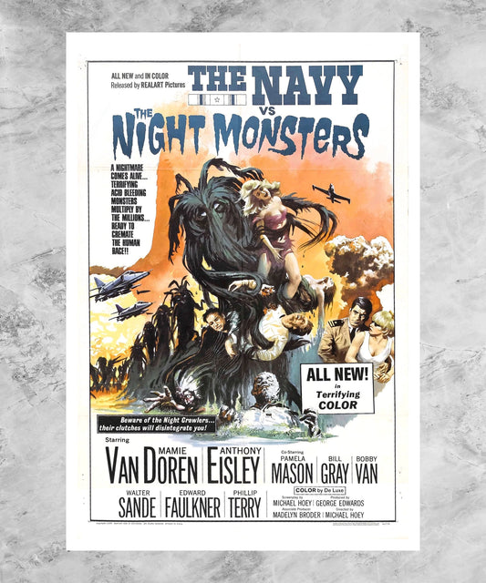 The Navy vs. the Night Monsters Poster