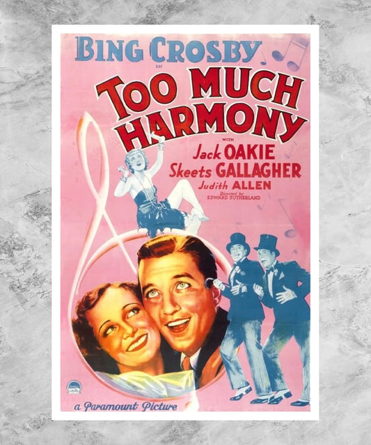 Too Much Harmony Poster