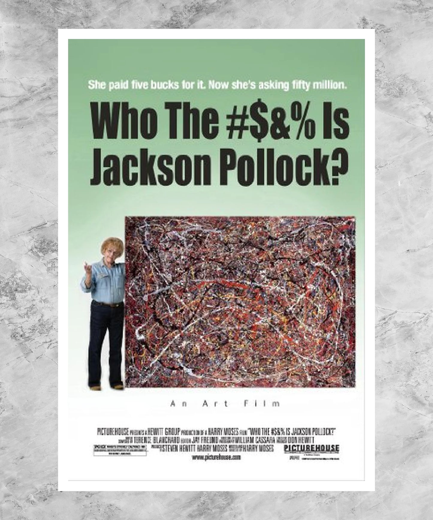 Who the #$&% Is Jackson Pollock? Poster